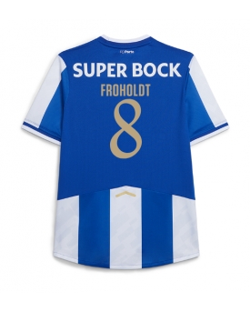 Porto Victor Froholdt #8 Maglia Gara Casa Repliche 2025-26 Maniche Corte